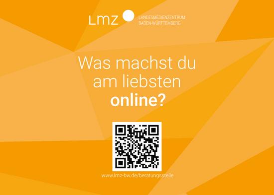 Werbe-Postkarte der medienpädagogischen Beratungsstelle