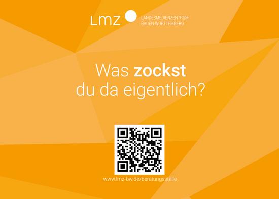 Werbe-Postkarte der medienpädagogischen Beratungsstelle