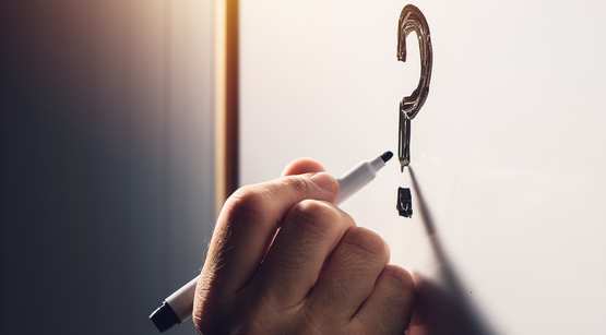 Hand zeichnet Fragezeichen Hand zeichnet Fragezeichen