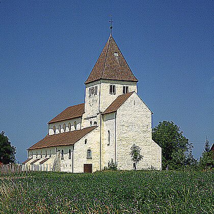 Reichenau Oberzell: Kirche St. Georg im Jahr 1992