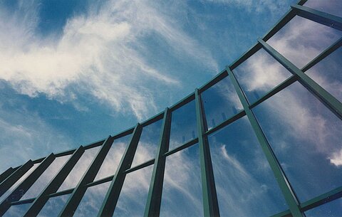Fensterfront der Staatsgalerie Stuttgart Fensterfront der Staatsgalerie Stuttgart